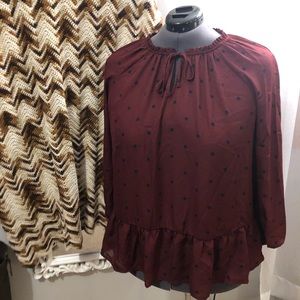 Old Navy Maroon Blouse